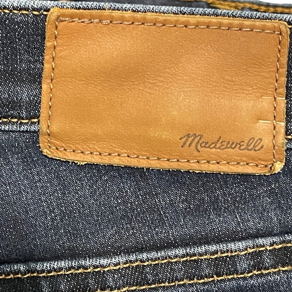 Madewell High Rise Skinny Dark Washed Jeans Size 28 - Picture 4 of 13